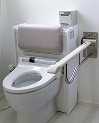 トイレ一体型尿流測定器